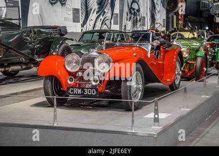 SINSHEIM, GERMANY - MAI 2022: red CRW 300 cabrio roadster. Stock Photo