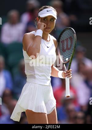 Paula Badosa Celebrates Winning A Set Against Petra Kvitova During Day ...