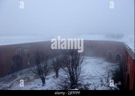 Polska, fort, fort silberberg silver mountain fort, lower silesia, military fort, poland, silver mountain fort, srebrna gora silberberg Stock Photo