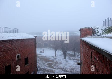 Polska, fort, fort silberberg silver mountain fort, lower silesia, military fort, poland, silver mountain fort, srebrna gora silberberg Stock Photo