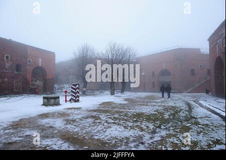 Polska, fort, fort silberberg silver mountain fort, lower silesia, military fort, poland, silver mountain fort, srebrna gora silberberg Stock Photo