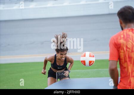 Daytona, Florida, USA, July 2, 2022, Chance The Rapper performs during ...