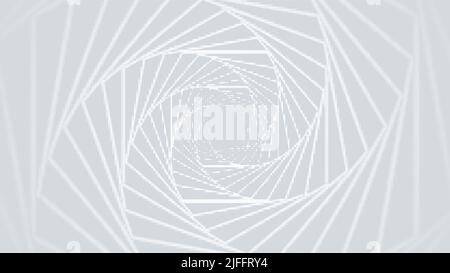 Abstract white spiral lines pattern on clean background. Vector illustration Stock Vector