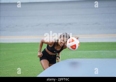 Daytona, Florida, USA, July 2, 2022, Chance The Rapper performs during ...