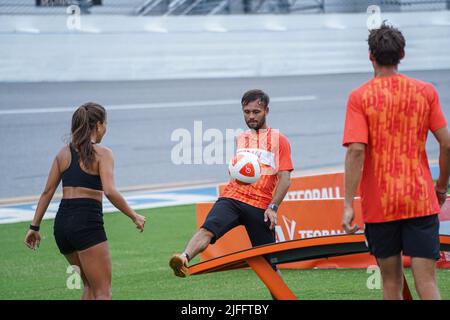 Daytona, Florida, USA, July 2, 2022, Chance The Rapper performs during ...