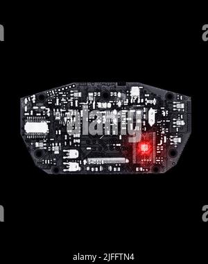 Engine Control Unit Testing Motocycle X-ray image of engine control unit or ECU in Motorcycle is a type of ...