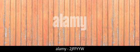 Panorama of wood plank brown texture and seamless background.Top view with copy space for any design. Stock Photo