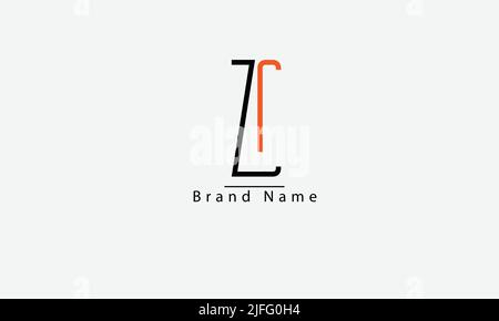 Alphabet letters Initials Monogram logo ZC CZ Z C Stock Vector