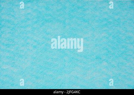 Blue felt soft material textured background Stock Photo
