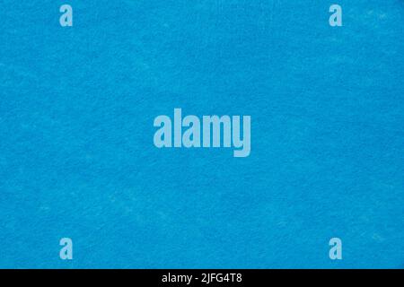 Blue felt soft material textured background Stock Photo