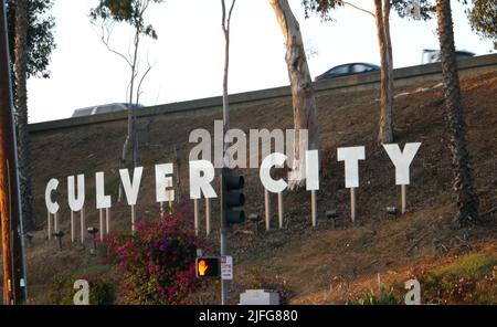 Culver City California, USA 29th June 2022 Culver City Sign on June 29, 2022 in Culver city, California, USA. Photo by Barry King/Alamy Stock Photo Stock Photo