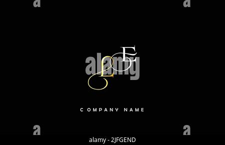 LE, EL Abstract Letters Logo Monogram Stock Vector