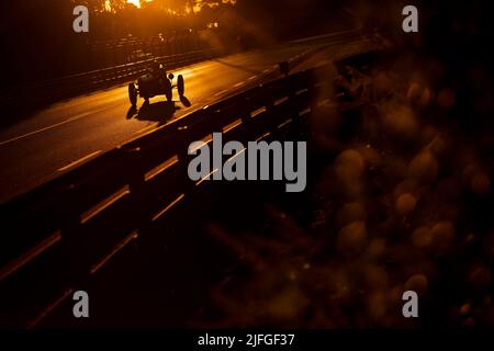 23 QUIRIERE (fra), DUPIN (fra), DUPIN (fra), Bugatti T35 B, action during the Le Mans Classic 2022 from June 30 to July 3, 2022 on the Circuit des 24 Heures du Mans, in Le Mans, France - Photo Julien Delfosse / DPPI Stock Photo