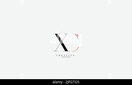 Alphabet letters Initials Monogram logo XC CX X C Stock Vector