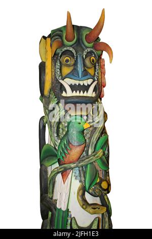 Boruca Indian Mask, Costa Rica Stock Photo
