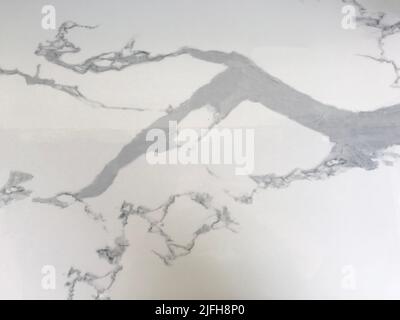White marble patterned texture background. Stock Photo