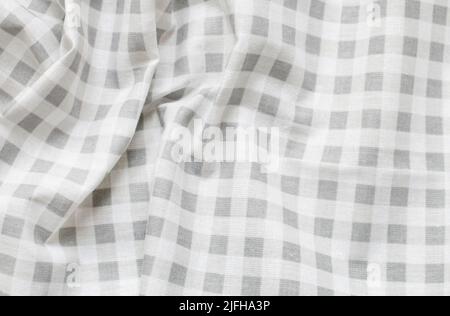 Grey checkered fabric. Grahic resources Stock Photo