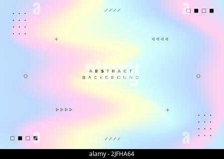 Colorful holographic abstract background. Eps 10 vector Stock Vector