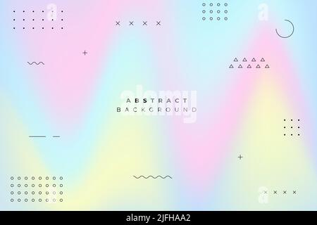 Colorful holographic abstract background. Eps 10 vector Stock Vector