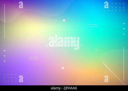 Colorful holographic abstract background. Eps 10 vector Stock Vector
