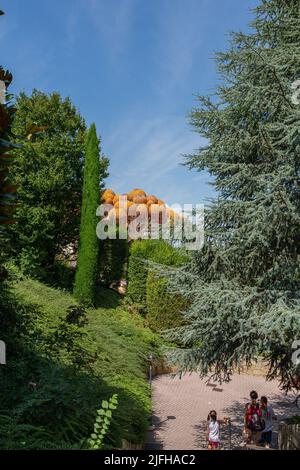 Castelnuovo del Garda, Italy - August 13 2019: Gardaland Theme Park in Castelnuovo Del Garda, Verona, Italy. Stock Photo