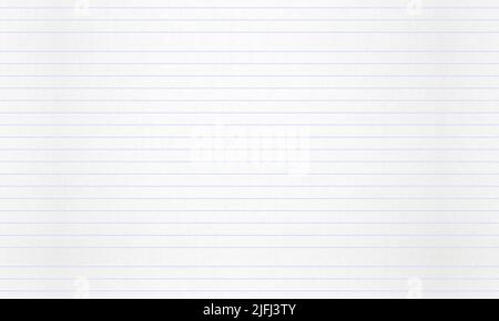 Detailed lined blank sheets of small horizontal lines notebook paper for background and texture Stock Photo