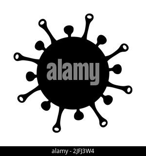 Monkeypox virus outbreak icon. Health monkey pox emergency. Viral dangerous smallpox infection. Medical awareness. Stock Vector