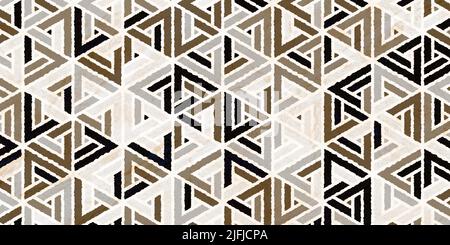 Geometric pattern triangle shape luxury of gold and gray background with marble texture Stock Vector