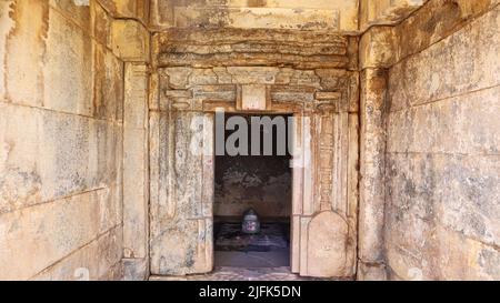 Old Ancient Temple Of Mahadeva, Itagi, Koppal, Karnataka, India. Stock Photo