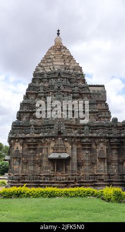 View of Mahadeva Temple, Itagi, Koppal, Karnataka, India. Stock Photo