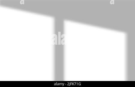 Overlay shadow from windows. High quality shadows. Vector illustration Stock Vector