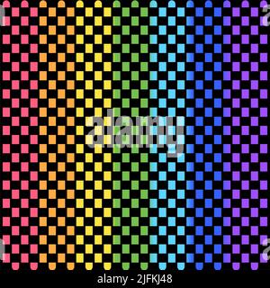 Seamless pattern background from a variety of multicolored squares. Stock Vector