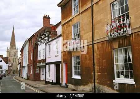 East St Helen's Street, Abingdon (on Thames), Oxfordshire, England, Great Britain, United Kingdom, UK, Europe Stock Photo