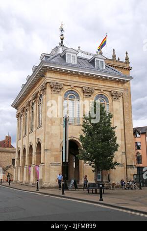 Abingdon County Hall Museum, Market Place, Abingdon (on Thames), Oxfordshire, England, Great Britain, United Kingdom, UK, Europe Stock Photo