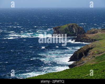 Burroo, Calf of Man, Isle of Man Stock Photo