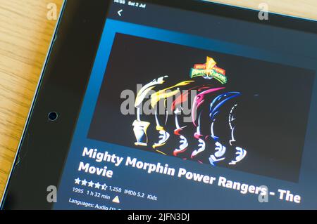 Mighty Morphin Power Rangers Stock Photo