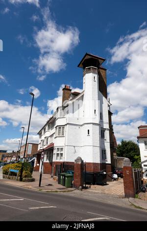 Former Perry Vale Fire Station, now housing  Family Action Charity  which is Lewisham's  Supported Housing Service. Stock Photo