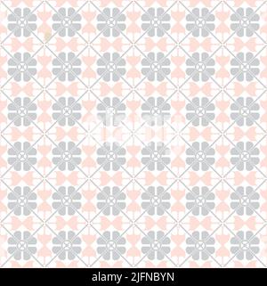 Abstract ornamental seamless pattern. Linear floral ornament. Artistic geometric backdrop in arab orient style for fabric, textile, wallpaper or packa Stock Vector