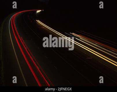 abstract sweeping lights Stock Photo