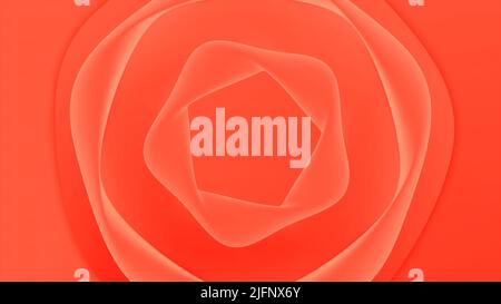 Moving ring curves. Design. Slow moving rings with soothing effect. 3d ...