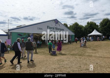 London, UK, 4th Jul 2022,  RHS Hampton Court Palace Garden Festival 2022 opens 4th to 9th July. It is a celebration of gardening packed with things to see and do, Andrew Lalchan Photography/Alamy Live News Stock Photo