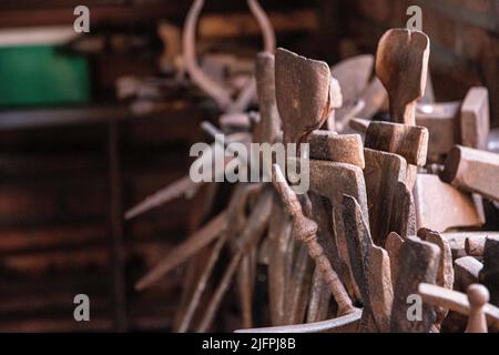 Old Stone Carving Tools in Traditional Way Stock Image - Image of hard,  detail: 98178929
