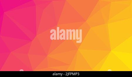 Abstract polygonal illustration. Vector geometric background. Abstract low poly background design. low poly crystal rainbow gradient. Abstract backgro Stock Vector