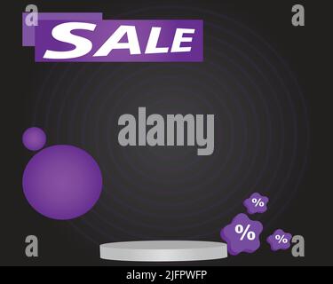 Template for online sale in social networks, product offer, editable in vector Stock Vector
