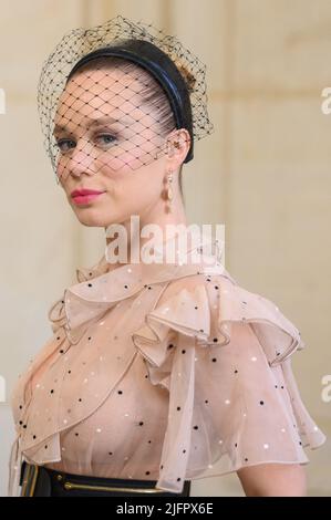 Paris, France. July 04, 2022, attends the Christian Dior Haute Couture Fall Winter 2022 2023 show as part of Paris Fashion Week on July 04, 2022 in Paris, France. Photo by Laurent Zabulon/ABACAPRESS.COM Stock Photo