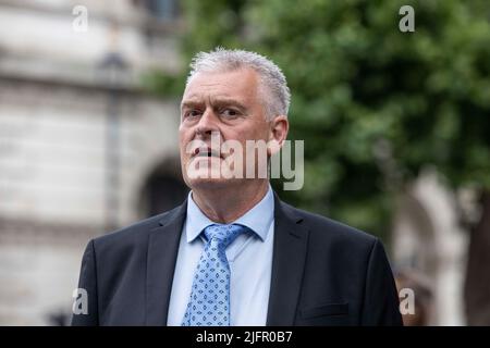 Lee Anderson, Conservative MP for Ashfield, 30th June 2022. Westmintser, UK Stock Photo