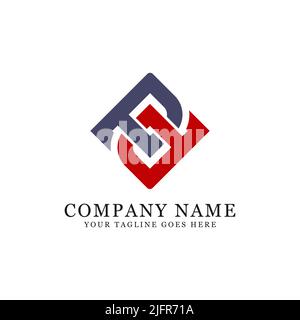 Simple Initial PD letter logo vector, elegant P and D letter vector illustration Stock Vector