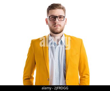 Portrait of confident man in studio Stock Photo