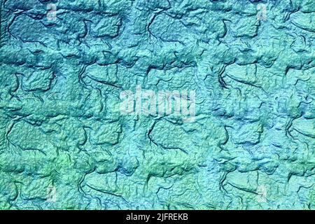 Delicate emerald rough structured background for decor, text and advertising Stock Photo