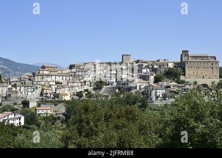 A beautiful view of the Altomonte village, Calabria region, Italy Stock Photo